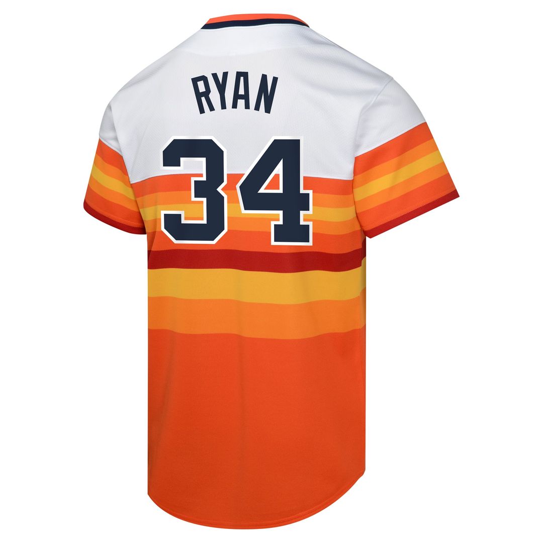 Houston Astros Nolan Ryan Youth Cooperstown Limited Jersey — White