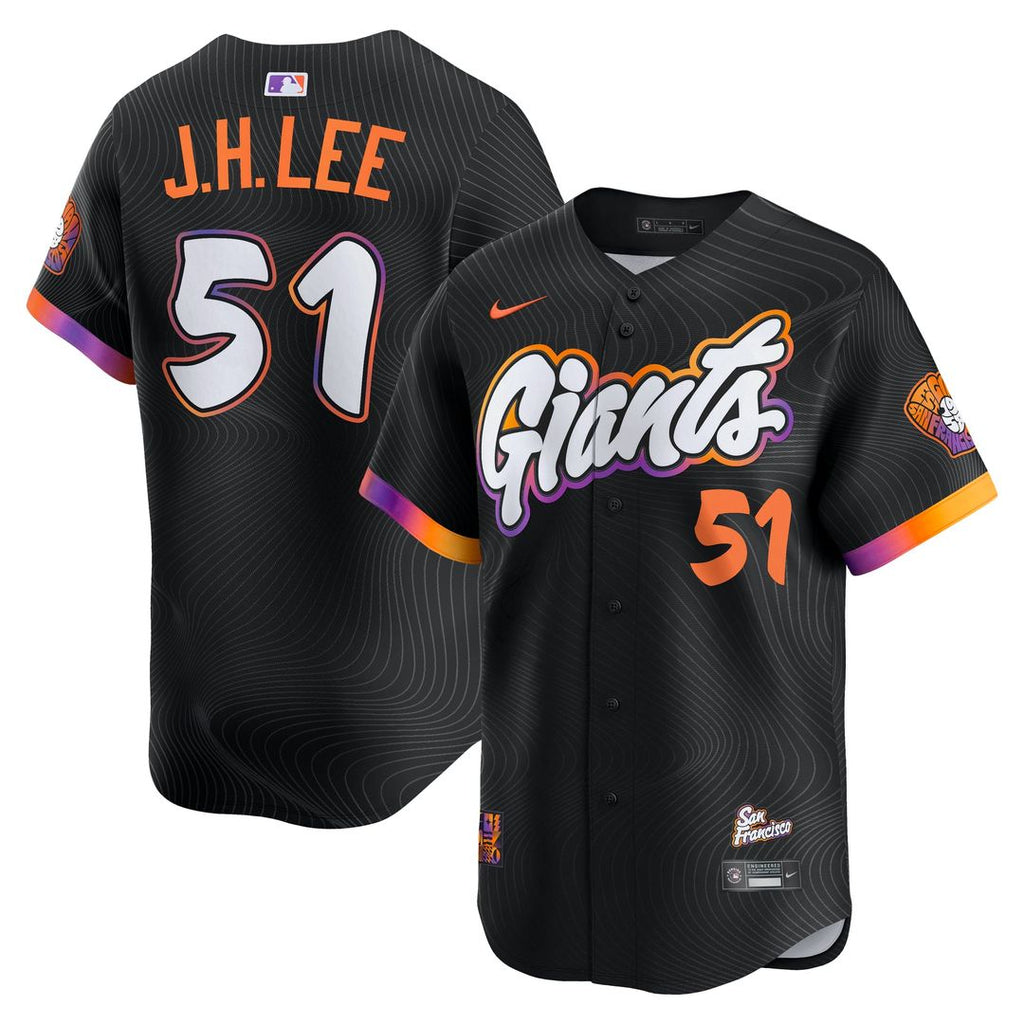 San Francisco Giants Jung Hoo Lee 2025 City Connect Limited Jersey — Black