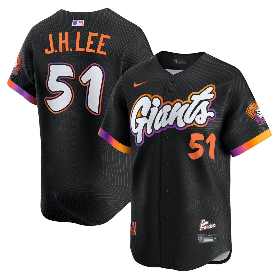 San Francisco Giants Jung Hoo Lee 2025 City Connect Limited Jersey — Black