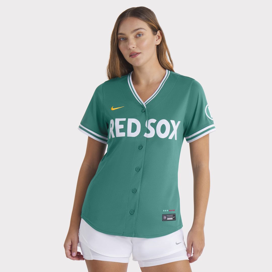 Boston Red Sox Women's 2025 City Connect Limited Jersey — Green