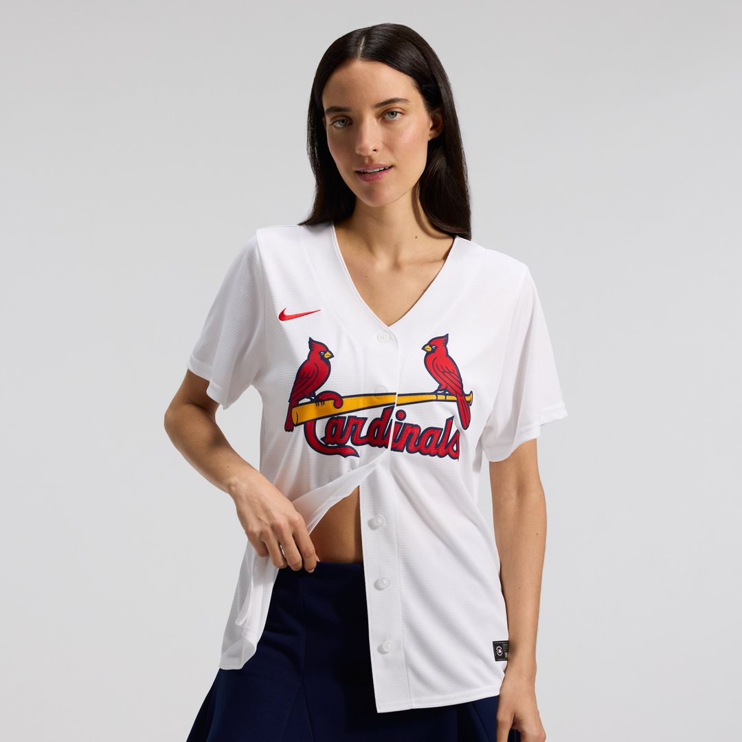 St. Louis Cardinals Women's Home Replica Team Jersey — White