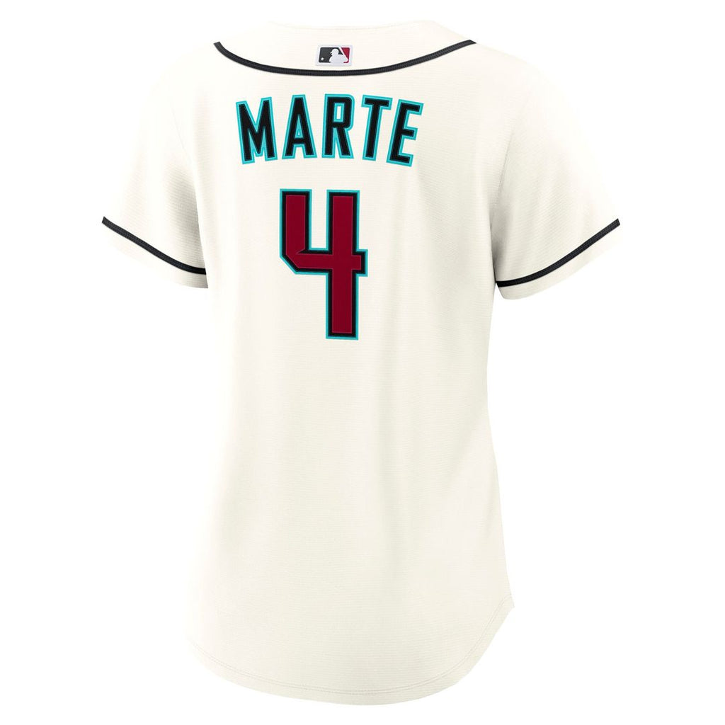 Arizona Diamondbacks Ketel Marte Women's Home Replica Jersey — Cream