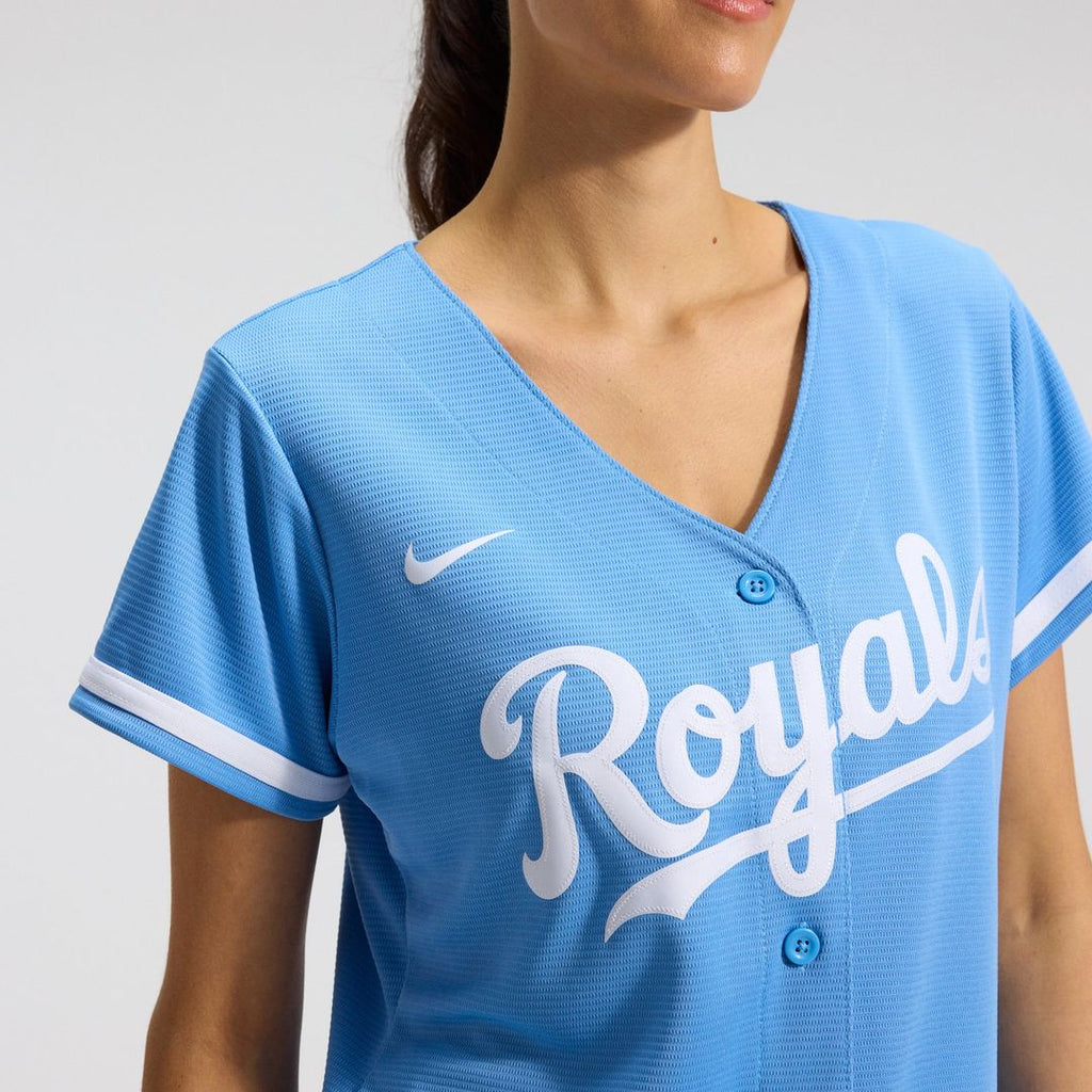 Kansas City Royals Women's Alternate Replica Team Logo Jersey — Light Blue