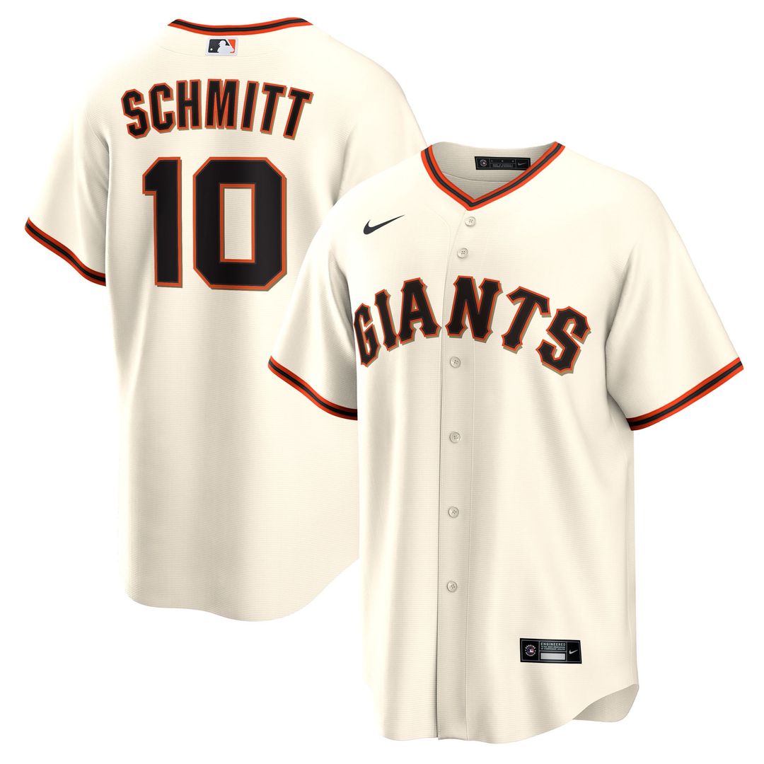 San Francisco Giants Casey Schmitt Home Replica Jersey — Cream