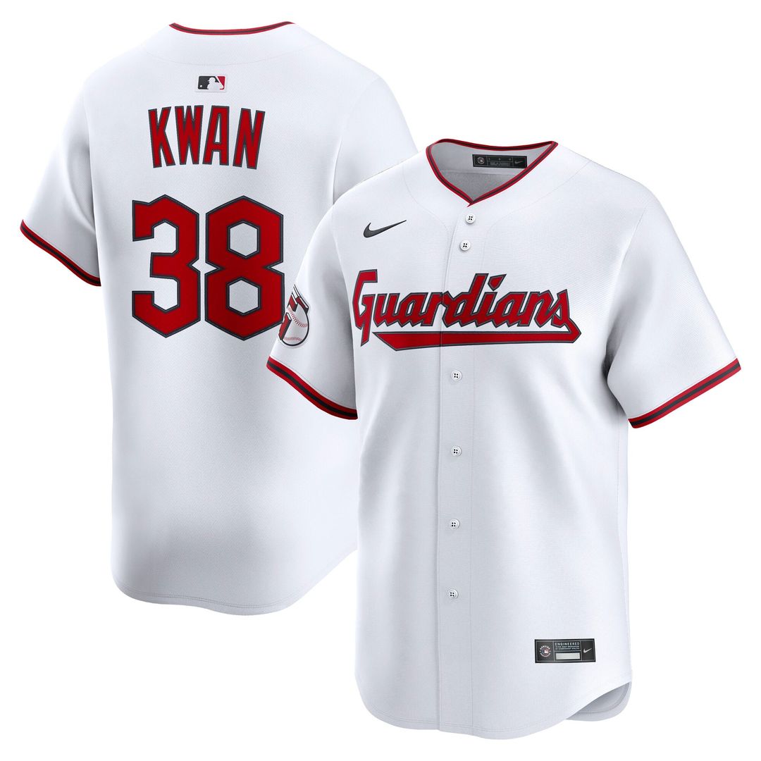 Cleveland Guardians Steven Kwan Home Limited Jersey — White