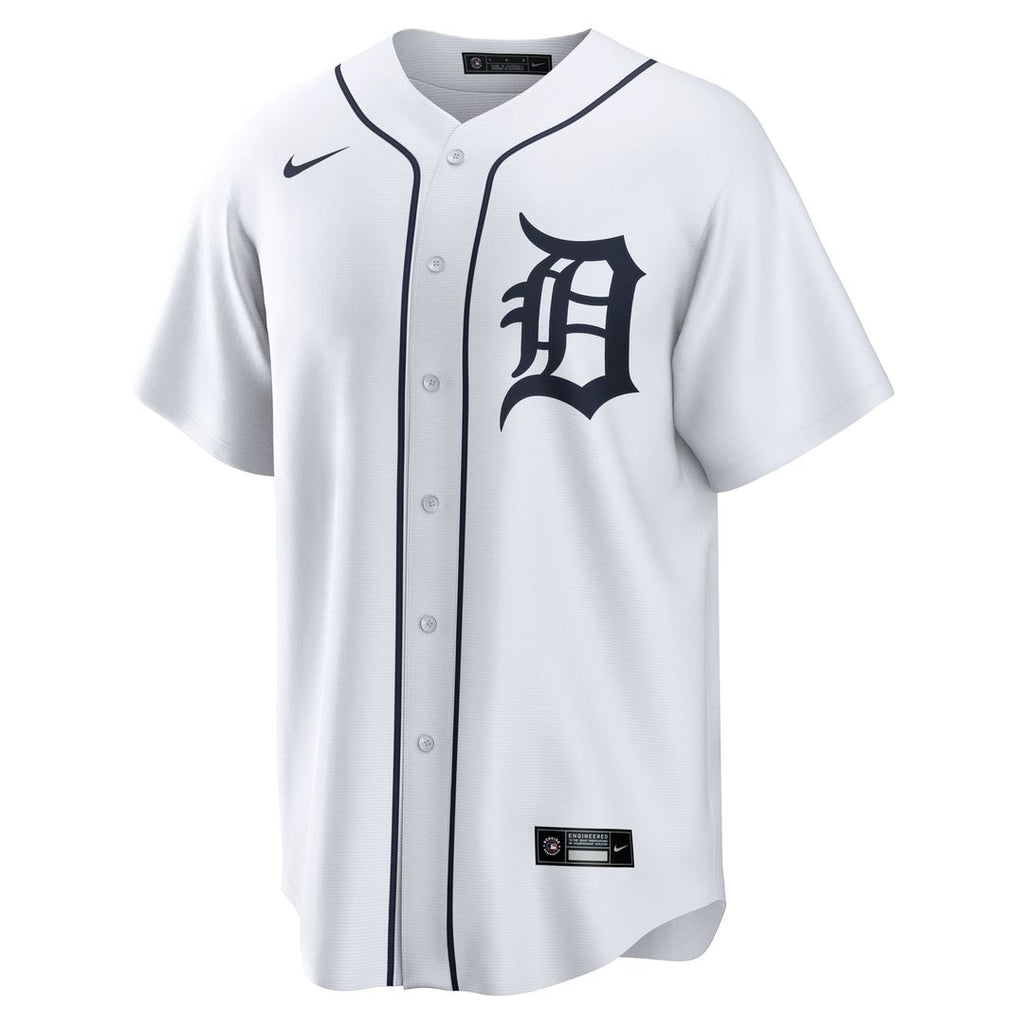 Detroit Tigers Kerry Carpenter Home Replica Jersey — White