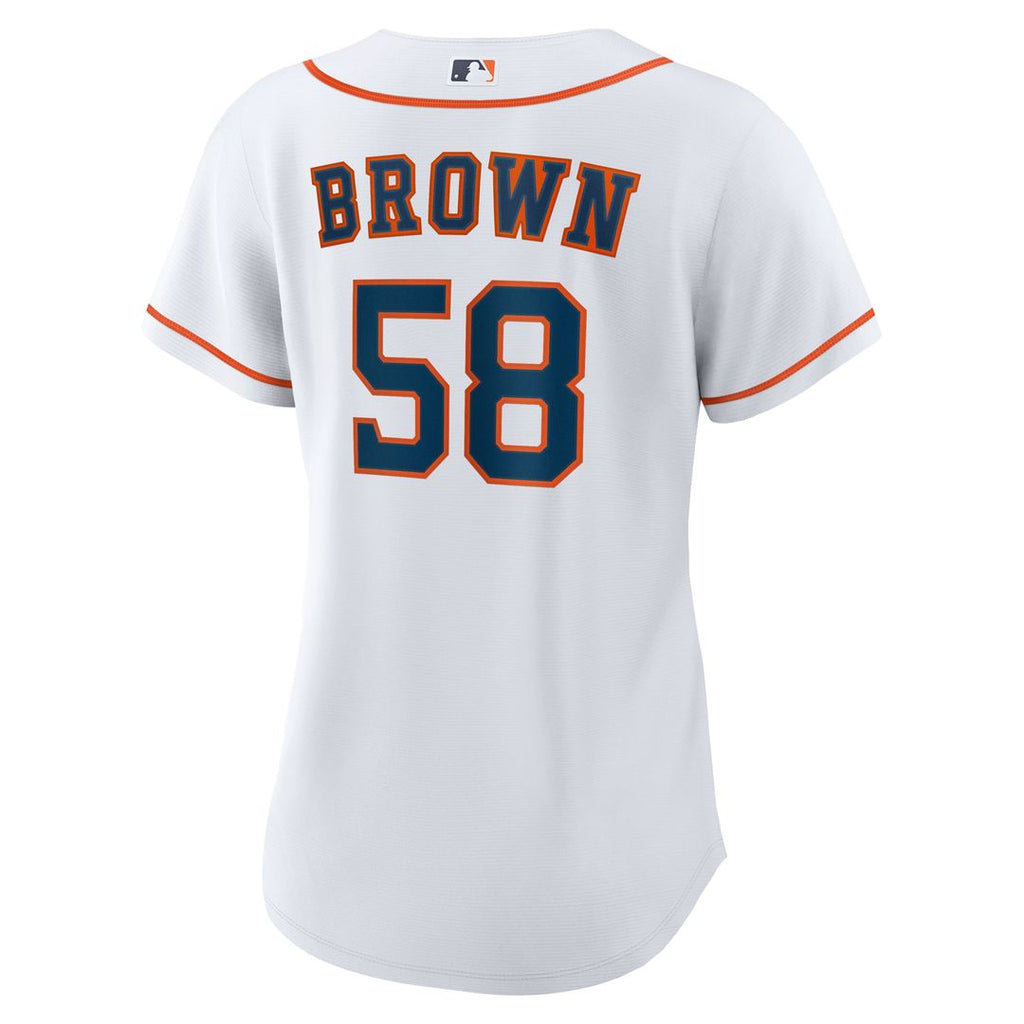 Houston Astros Hunter Brown Women's Home Replica Jersey — White
