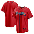 Atlanta Braves Alternate Replica Team Jersey — Red