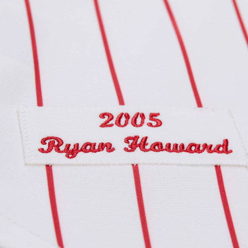 Philadelphia Phillies Ryan Howard Cooperstown Authentic Jersey — White