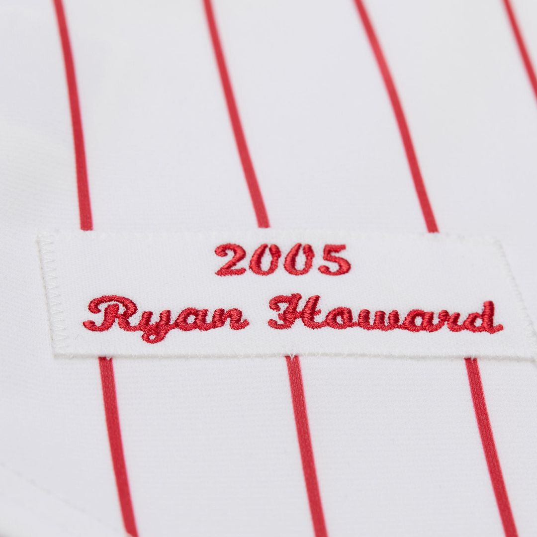 Philadelphia Phillies Ryan Howard Cooperstown Authentic Jersey — White