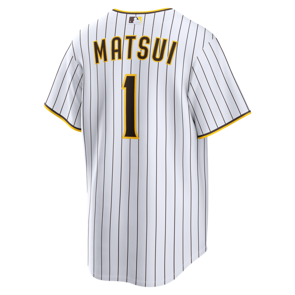 San Diego Padres Yuki Matsui Home Replica Jersey — White