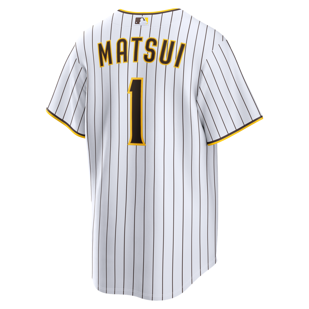 San Diego Padres Yuki Matsui Home Replica Jersey — White