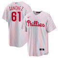Philadelphia Phillies Cristopher Sanchez Home Replica Jersey — White
