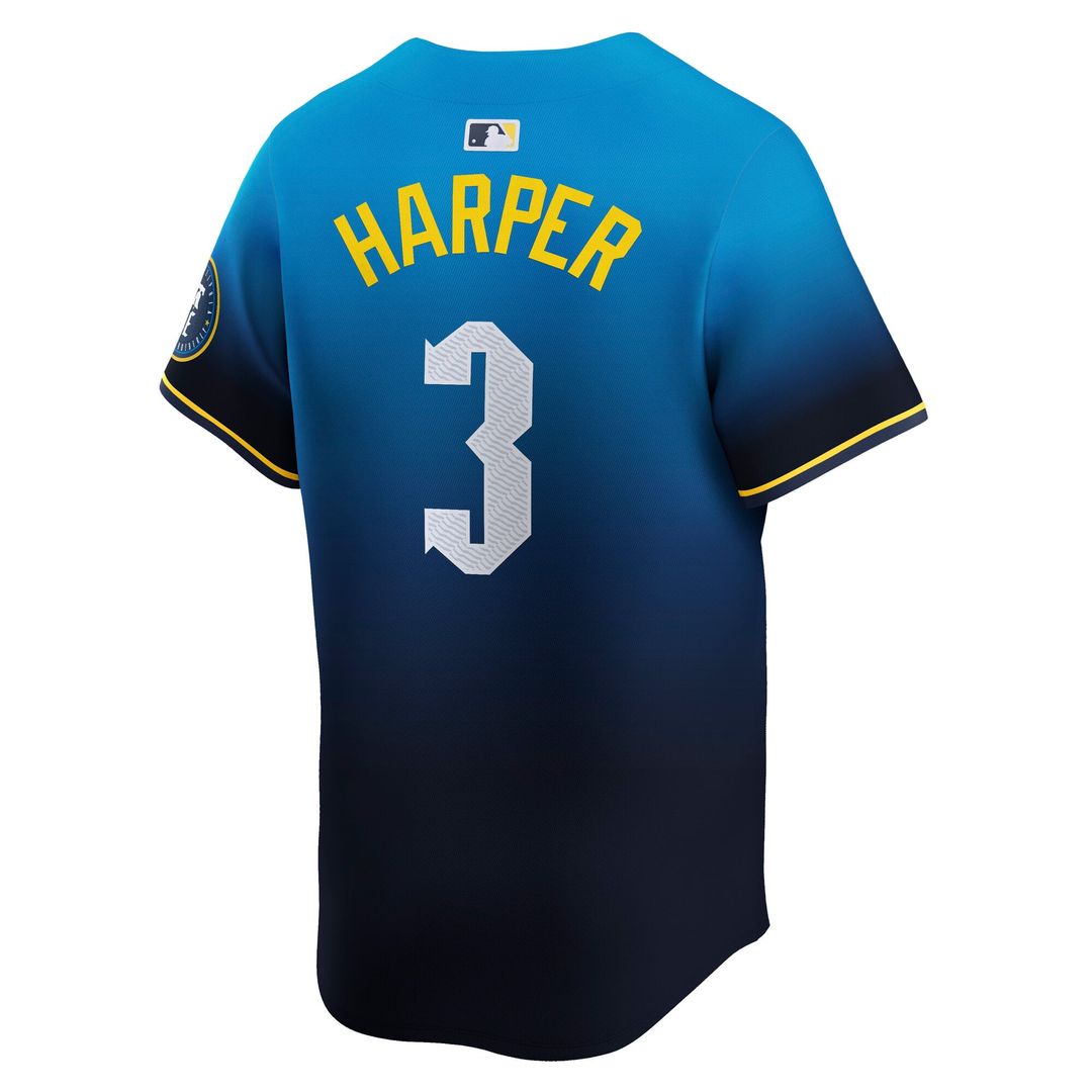 Philadelphia Phillies Bryce Harper City Connect Limited Jersey — Blue