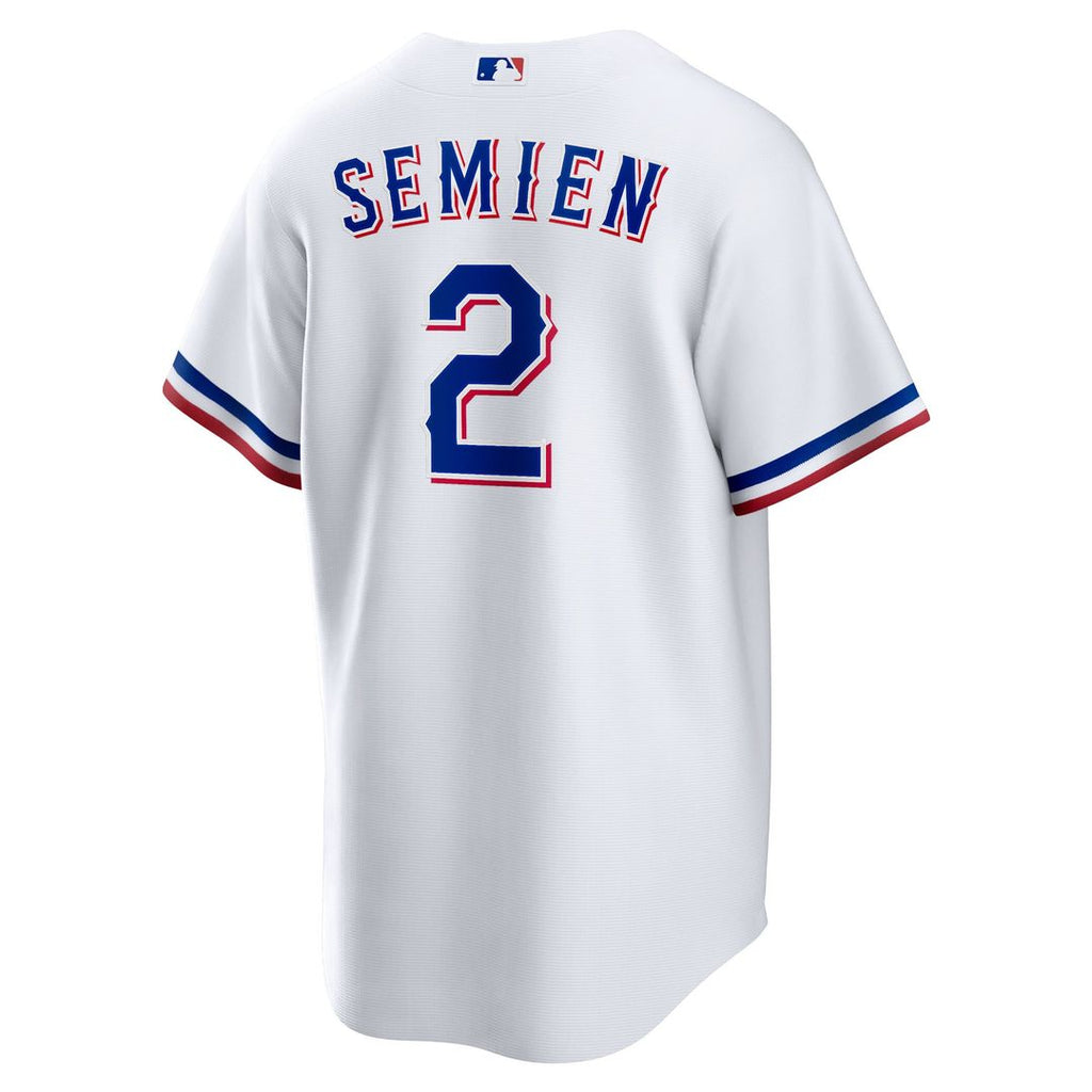 Texas Rangers Marcus Semien Home Replica Jersey — White