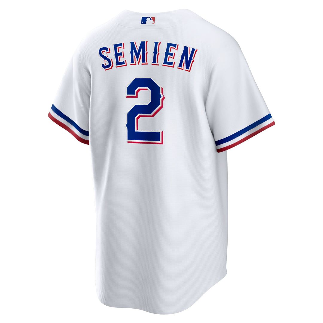 Texas Rangers Marcus Semien Home Replica Jersey — White