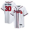 Atlanta Braves Drake Baldwin Home Replica Jersey — White