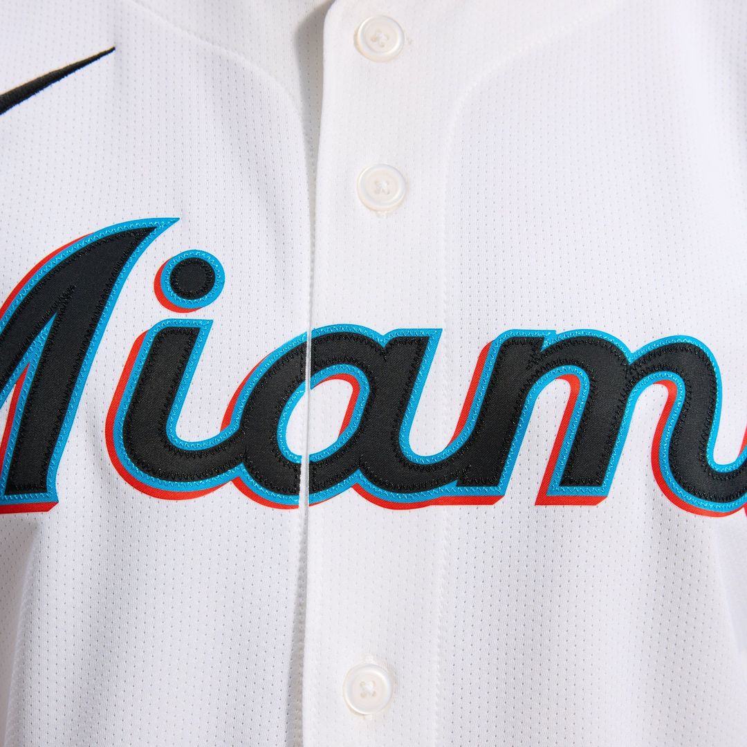 Miami Marlins Home Limited Jersey — White