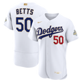 Los Angeles Dodgers Mookie Betts 2026 Gold Collection Authentic Jersey — White