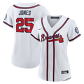Atlanta Braves Andruw Jones Women's 2026 Baseball Hall of Fame Retired Replica Jersey — White