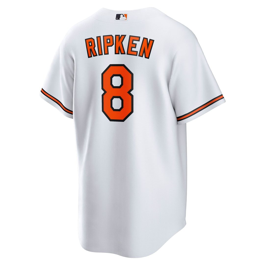 Baltimore Orioles Cal Ripken Jr. Throwback Replica Jersey — White