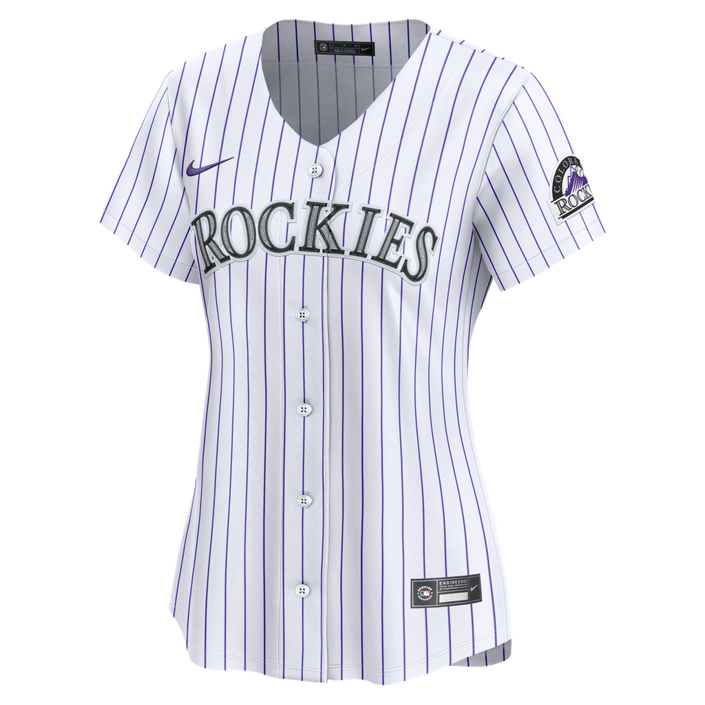 Colorado Rockies Women's Home Limited Jersey — White