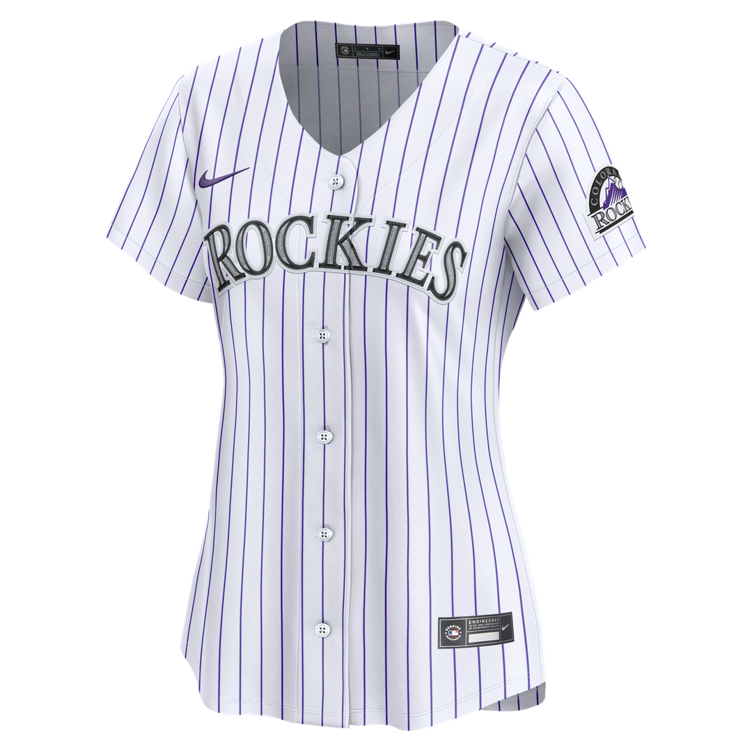 Colorado Rockies Women's Home Limited Jersey — White