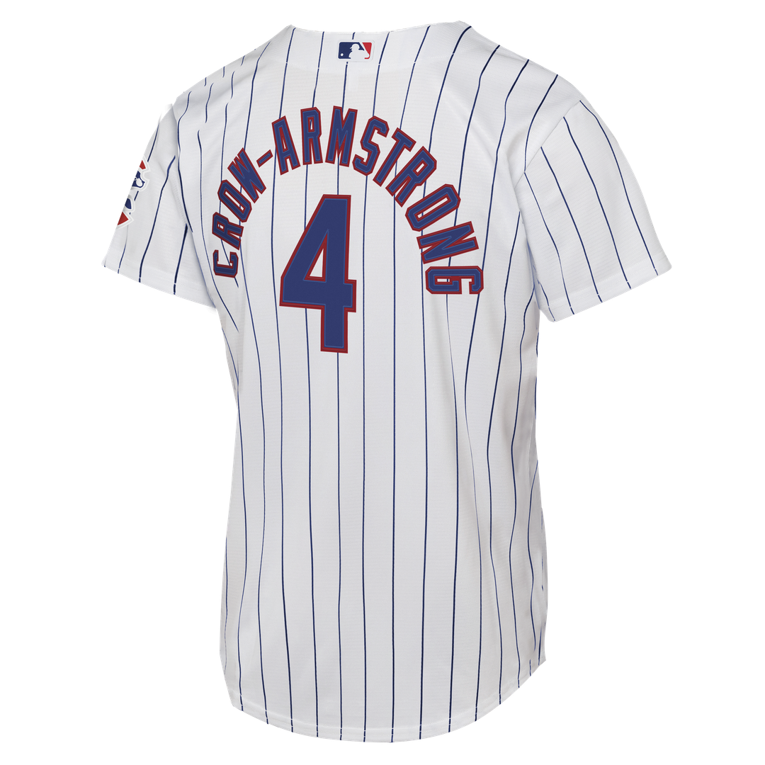 Chicago Cubs Pete Crow - Armstrong Youth Home Stadium Jersey — White