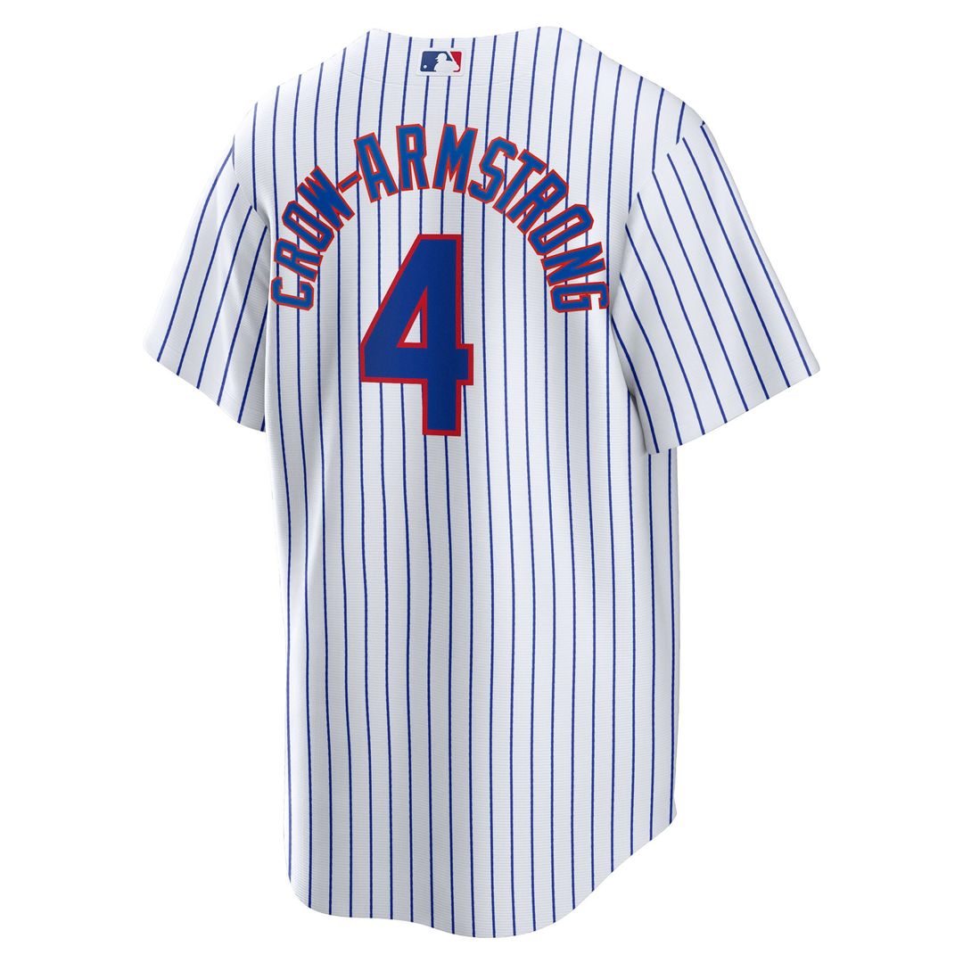 Chicago Cubs Pete Crow - Armstrong Home Replica Jersey — White
