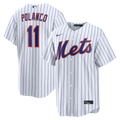 New York Mets Jorge Polanco Home Replica Jersey — White