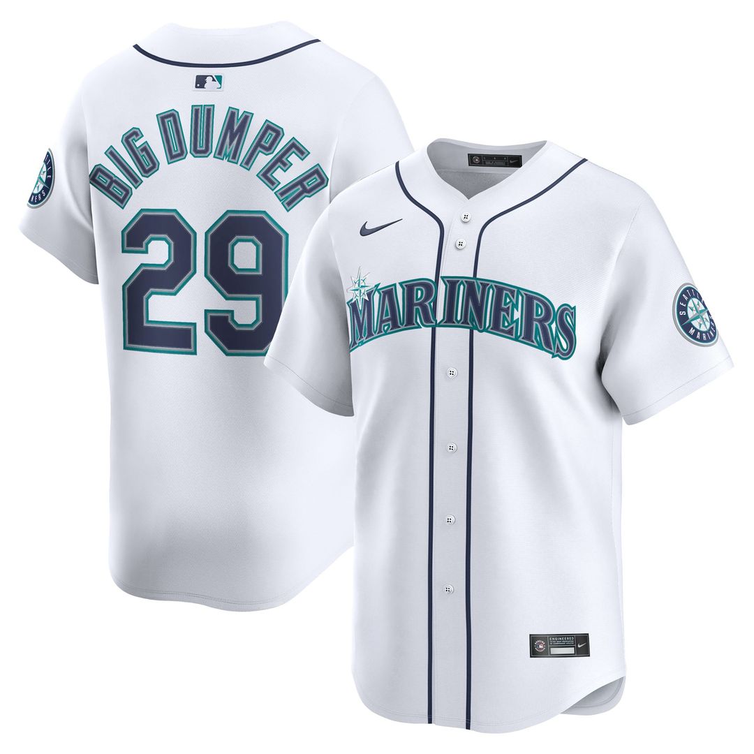 Seattle Mariners Cal Raleigh Home Limited Jersey — White