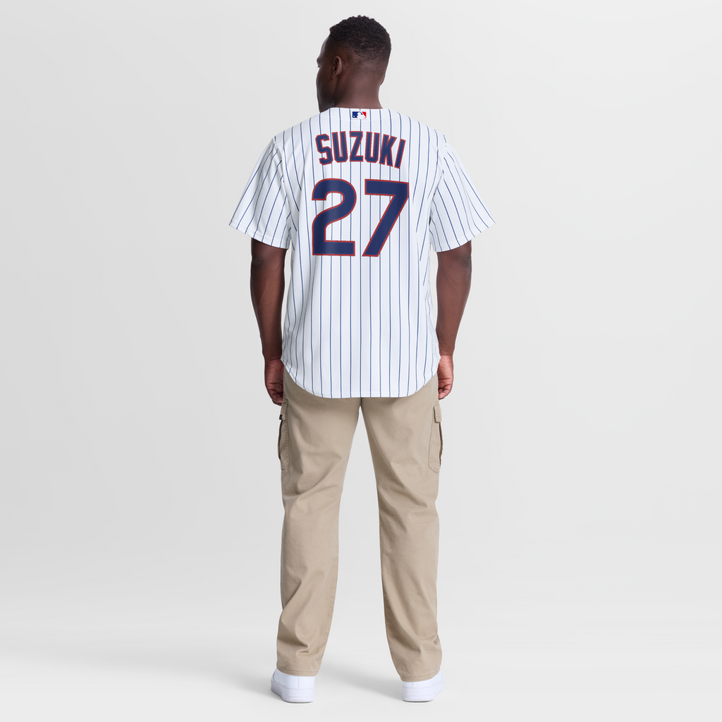 Chicago Cubs Seiya Suzuki Home Replica Jersey — White