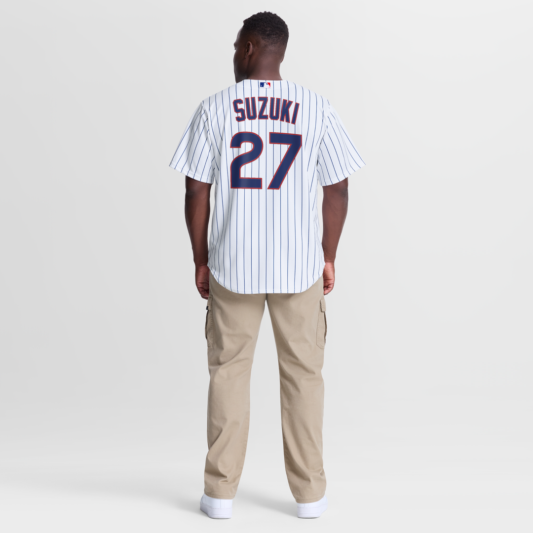 Chicago Cubs Seiya Suzuki Home Replica Jersey — White