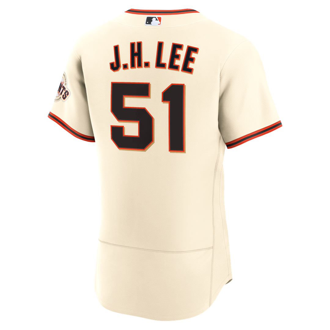 San Francisco Giants Jung Hoo Lee Home Authentic Jersey — Cream