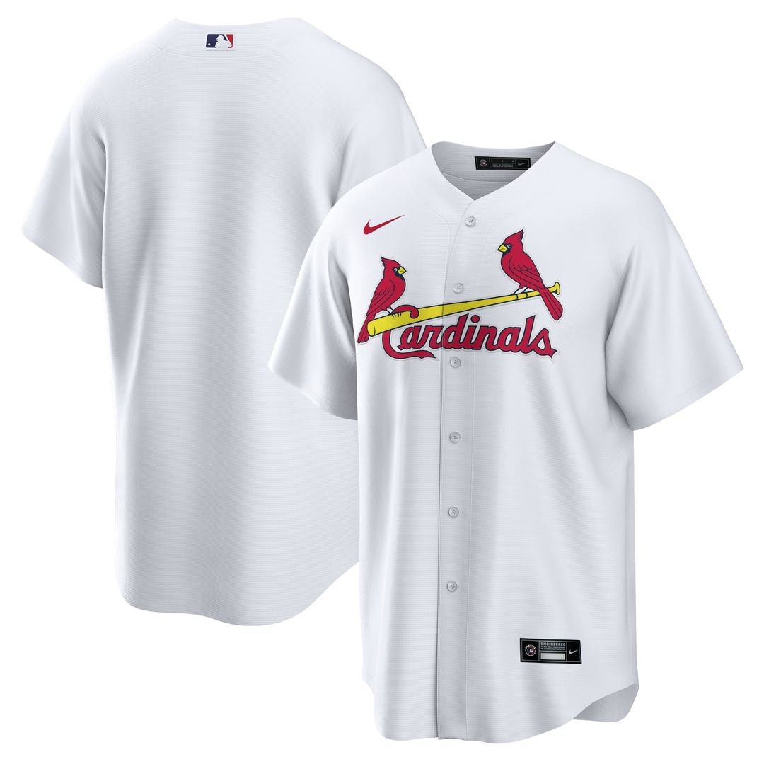 St. Louis Cardinals Home Replica Team Jersey — White