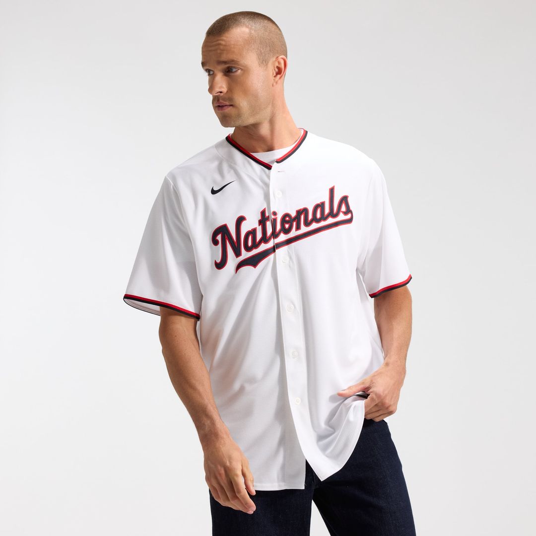 Washington Nationals CJ Abrams Home Replica Jersey — White