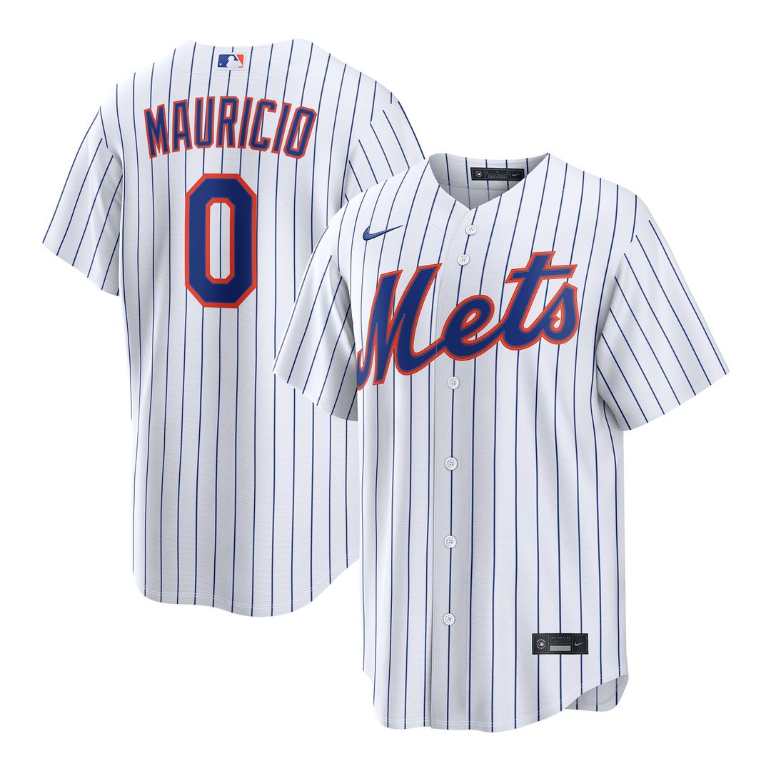New York Mets Ronny Mauricio Home Replica Jersey — White