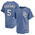 Washington Nationals CJ Abrams 2025 City Connect Limited Jersey — Blue