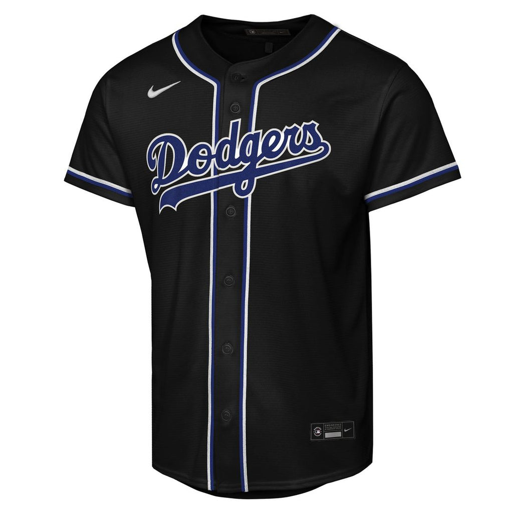Los Angeles Dodgers Freddie Freeman Youth Fashion Replica Jersey — Black