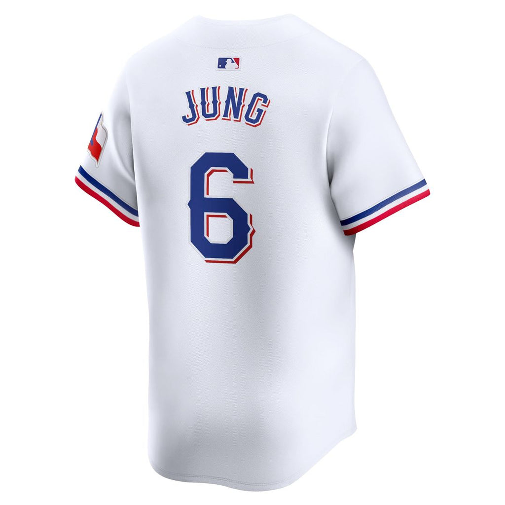 Texas Rangers Josh Jung Home Limited Jersey — White