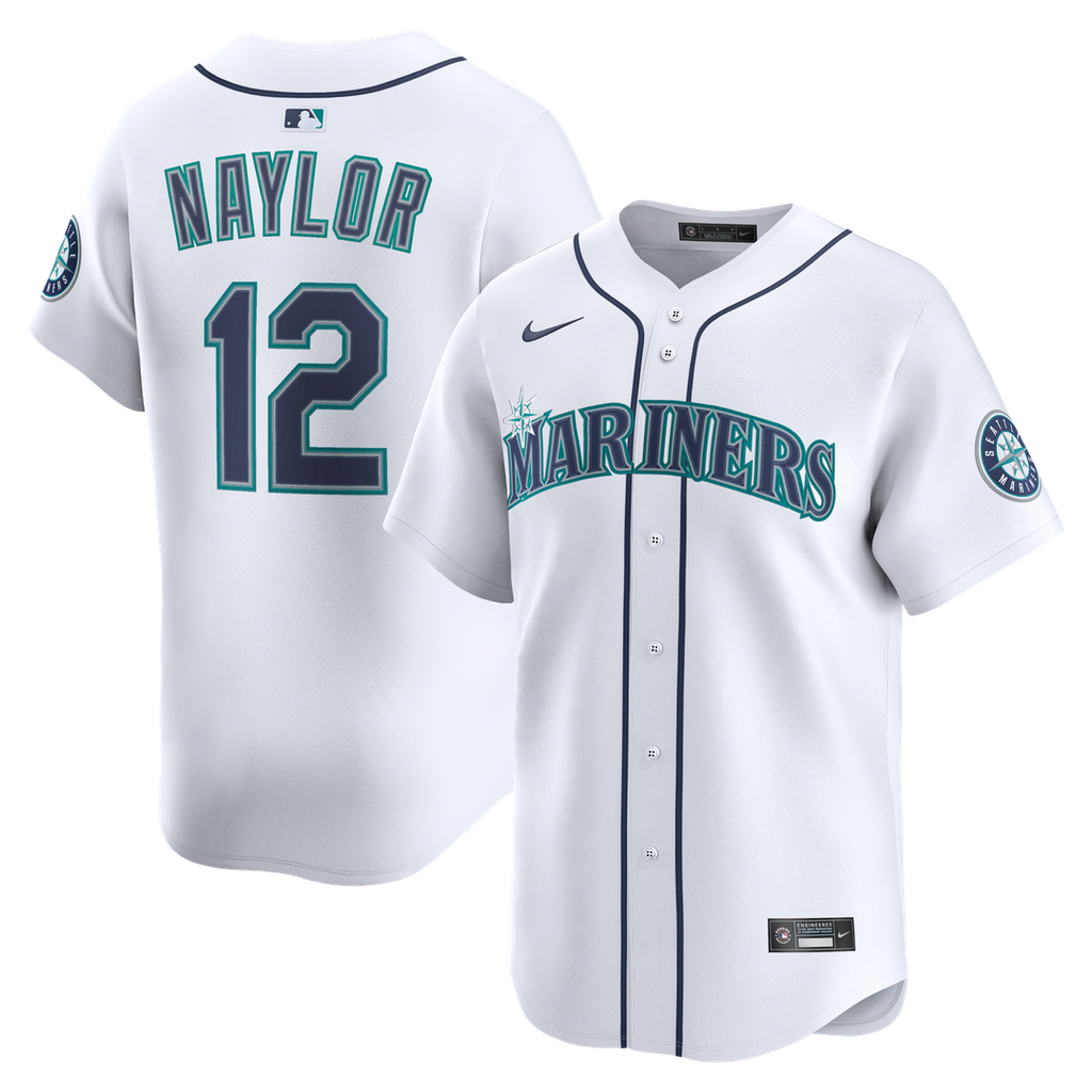 Seattle Mariners Josh Naylor Home Limited Jersey — White