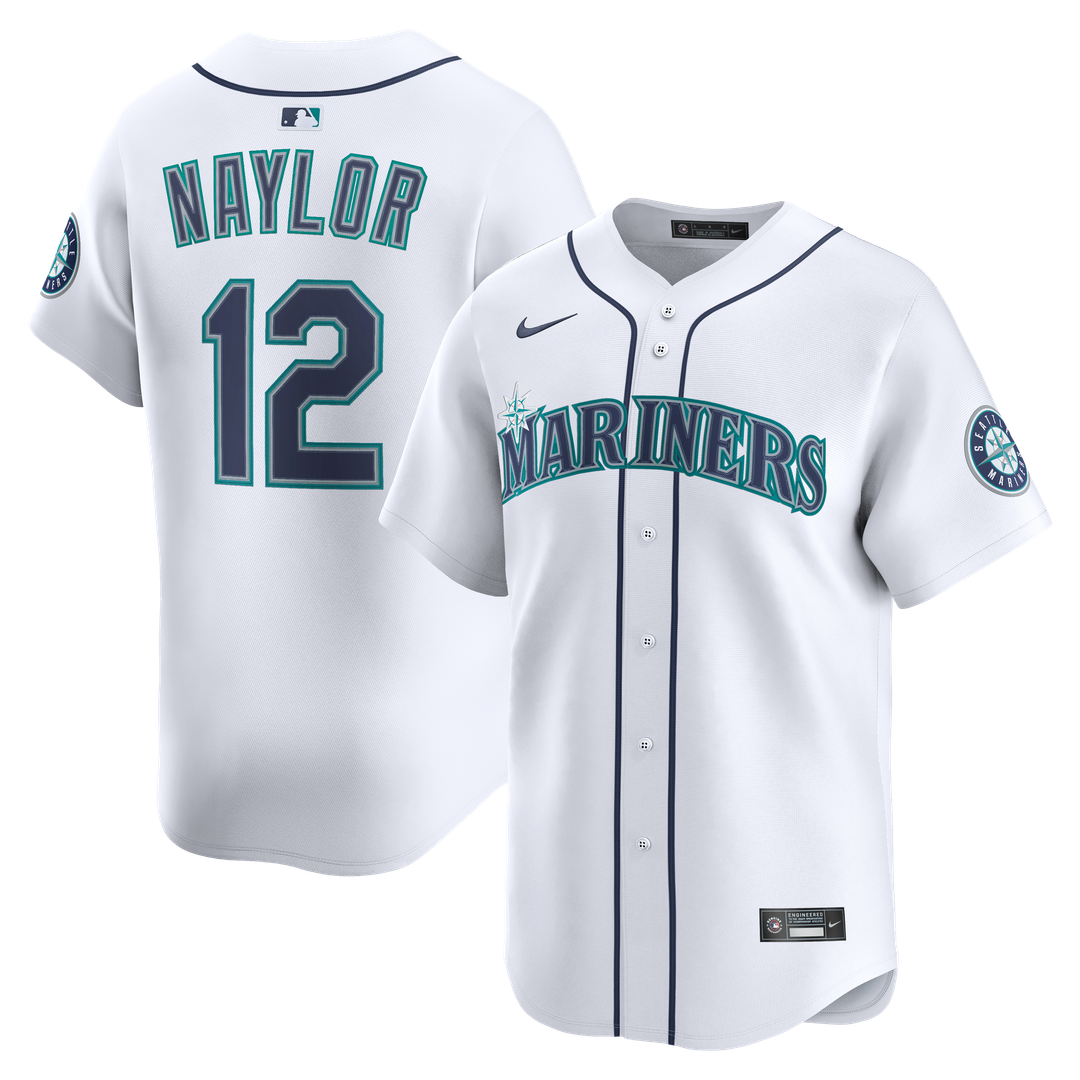 Seattle Mariners Josh Naylor Home Limited Jersey — White