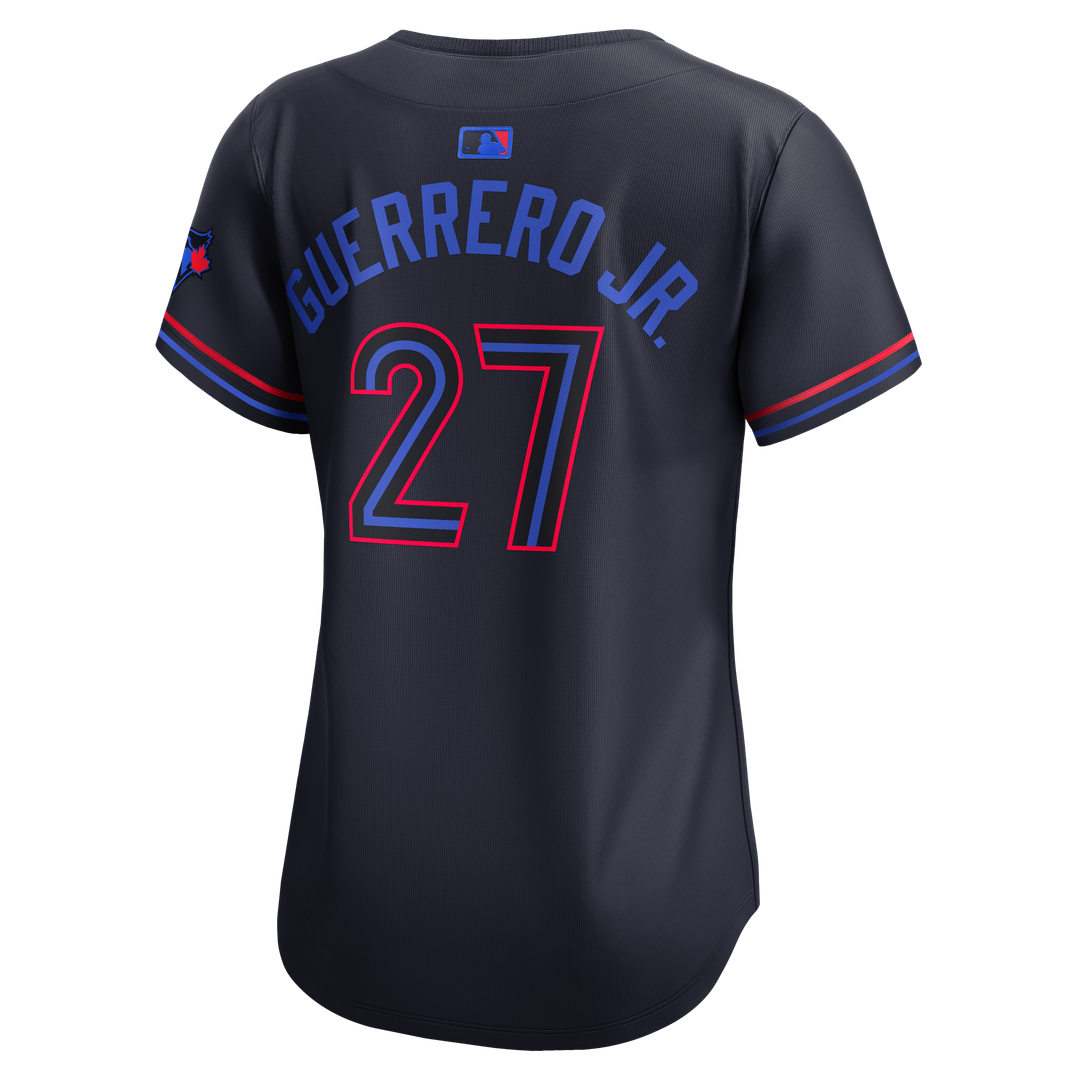 Toronto Blue Jays Vladimir Guerrero Jr. Women's 2024 City Connect Limited Jersey — Navy