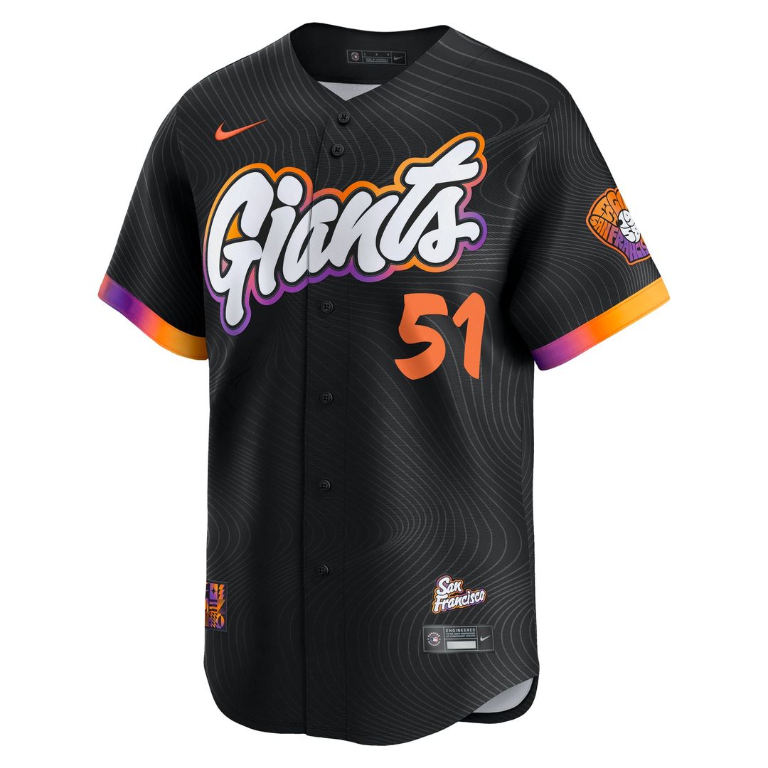 San Francisco Giants Jung Hoo Lee 2025 City Connect Limited Jersey — Black