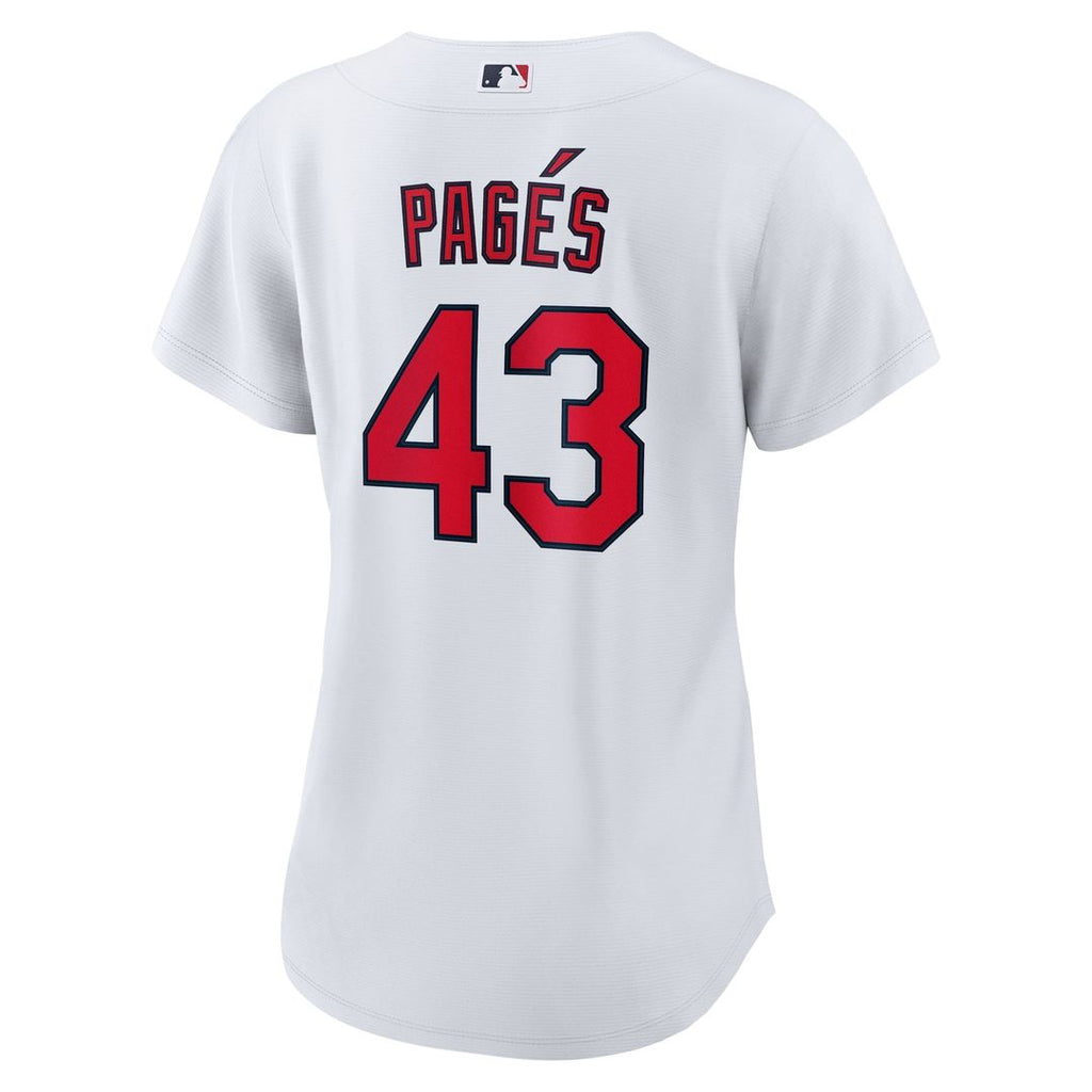 St. Louis Cardinals Pedro Pagés Women's Home Replica Jersey — White