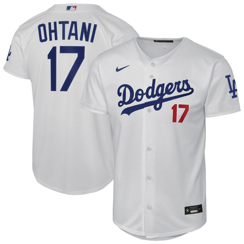 Los Angeles Dodgers Shohei Ohtani Youth Home Stadium Jersey — White