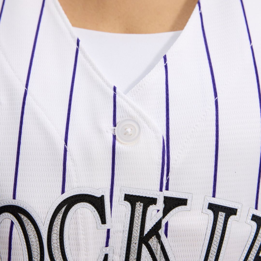 Colorado Rockies Women's Home Replica Team Jersey — White