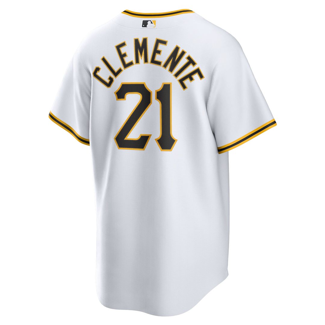 Pittsburgh Pirates Roberto Clemente Home Replica Player Name Jersey — White