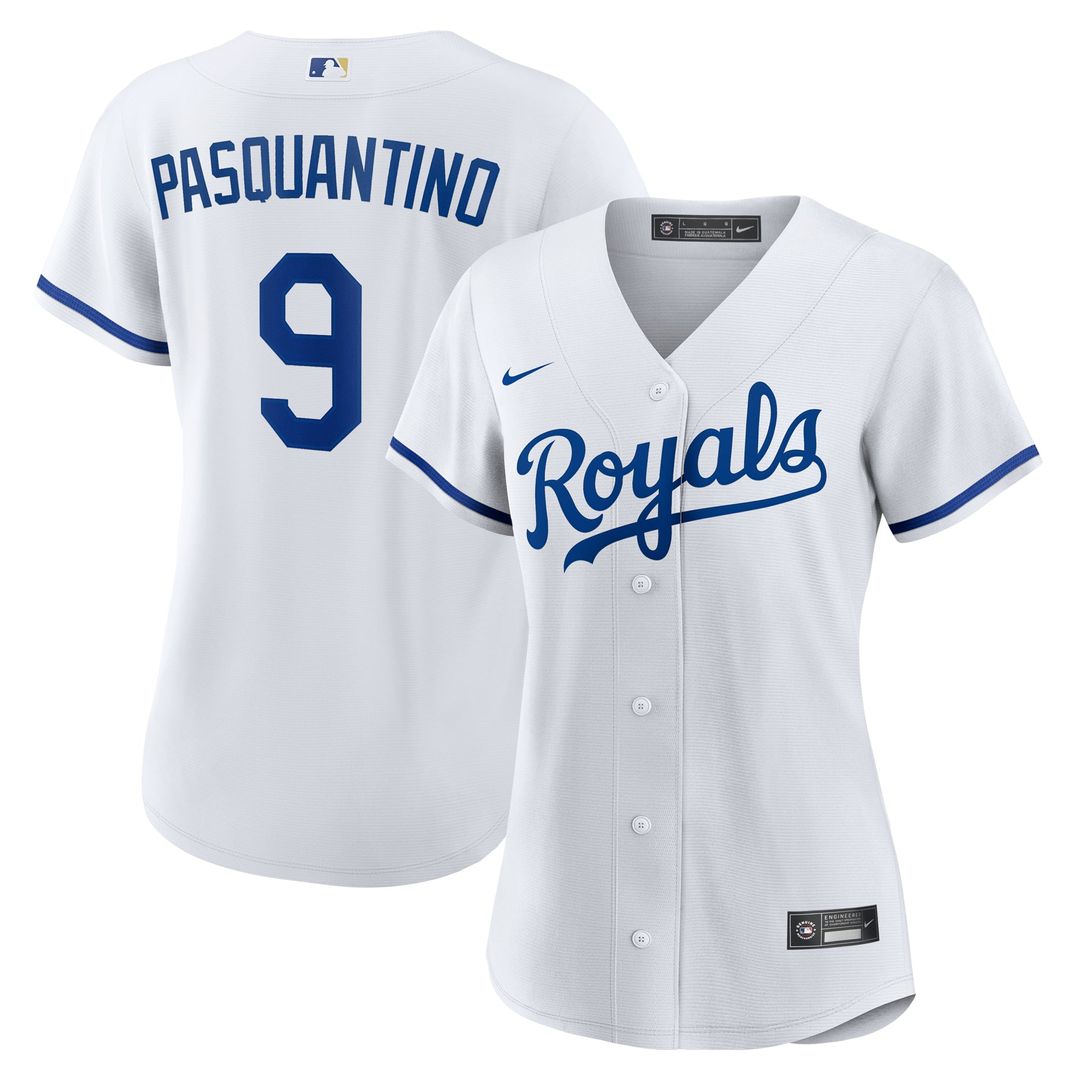 Kansas City Royals Vinnie Pasquantino Women's Home Replica Jersey — White