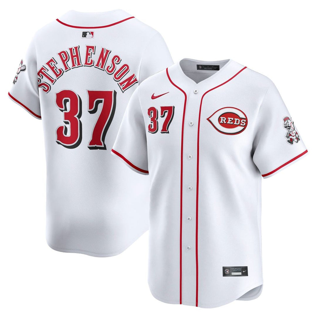 Cincinnati Reds Tyler Stephenson Home Limited Jersey — White